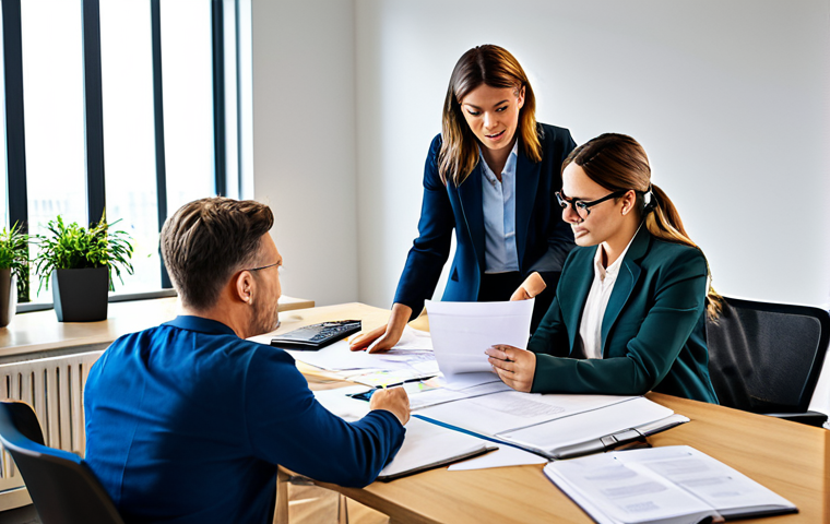 **
"A diverse team of social workers collaborating in a brightly lit, modern office, reviewing case files and discussing strategies. Fully clothed, appropriate attire, professional setting, safe for work, perfect anatomy, natural proportions, high quality, teamwork, collaboration, family-friendly."
**