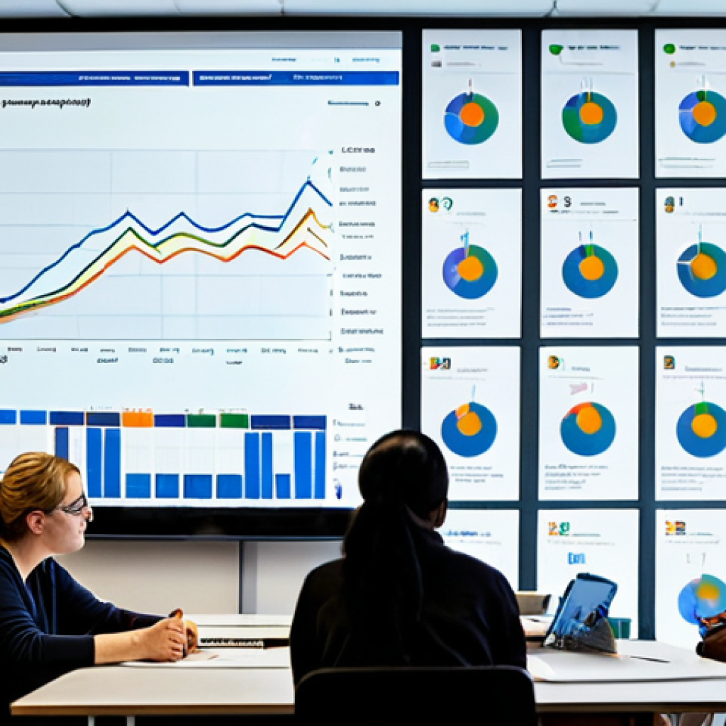 사회복지사와 복지 통계 분석법 - Community Empowerment Through Data Visualization**

"A group of diverse social workers and community...