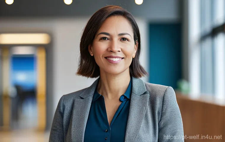 사회복지사 재취업을 위한 준비 - Image Prompt 1: The Resilient Social Worker's Return**