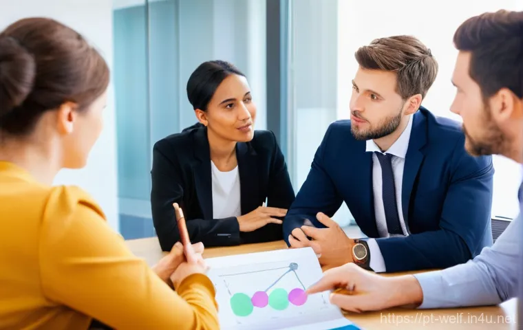 사회복지사 팀워크 기술 향상법 - **Image Prompt 1: The Core of Open Communication and Active Listening in Social Work**
"A divers...